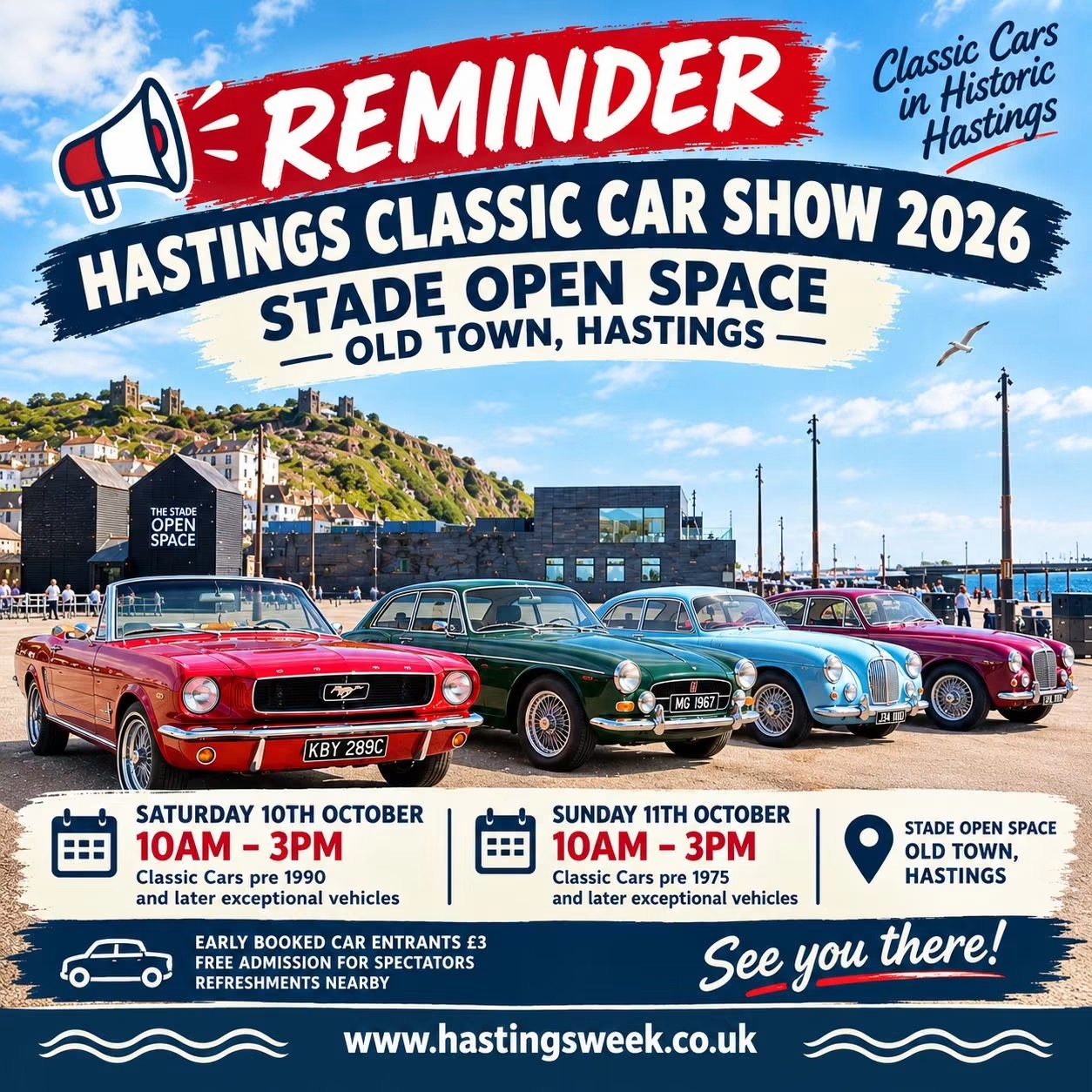 Hastings Classic Car Show 2026